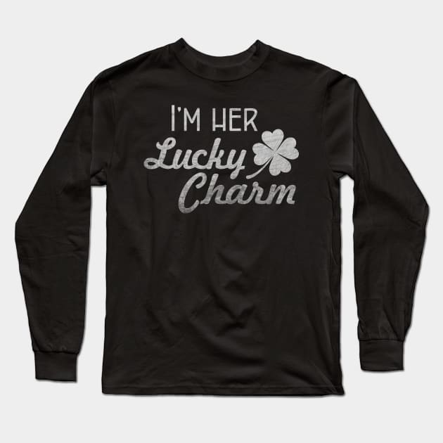 I'm Her Lucky Charm - St Patrick's Day gift for Men Long Sleeve T-Shirt by PEHardy Design